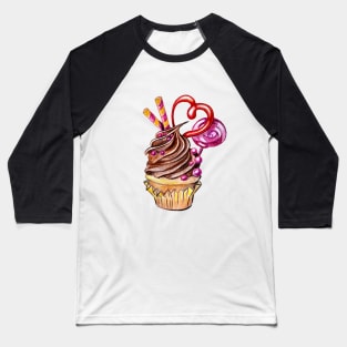 delicious cupcake Baseball T-Shirt